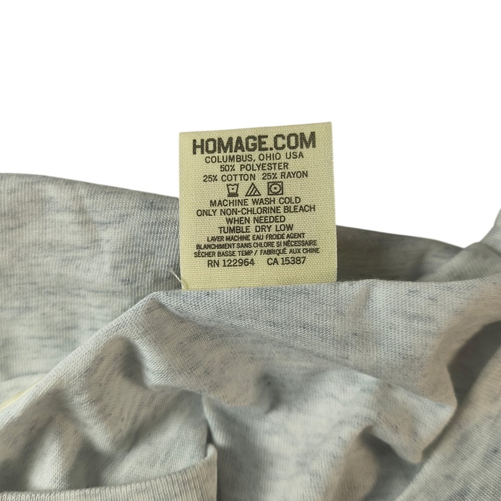 Homage Tecmo Bowl Chicago Bears T Shirt Mens XXL Gray NFL Retro Graphic NWOT - Picture 4 of 5